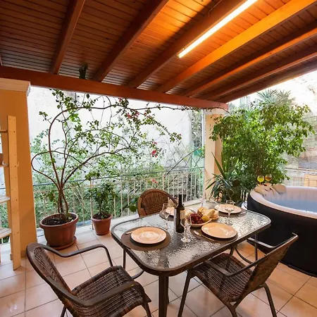 Luxury Katrinas Apartment With Outdoor Jacuzzi Corfu  Exterior photo