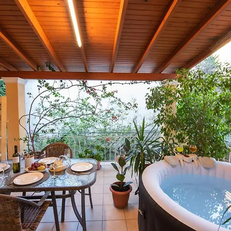 Luxury Katrinas Apartment With Outdoor Jacuzzi Corfu  Exterior photo